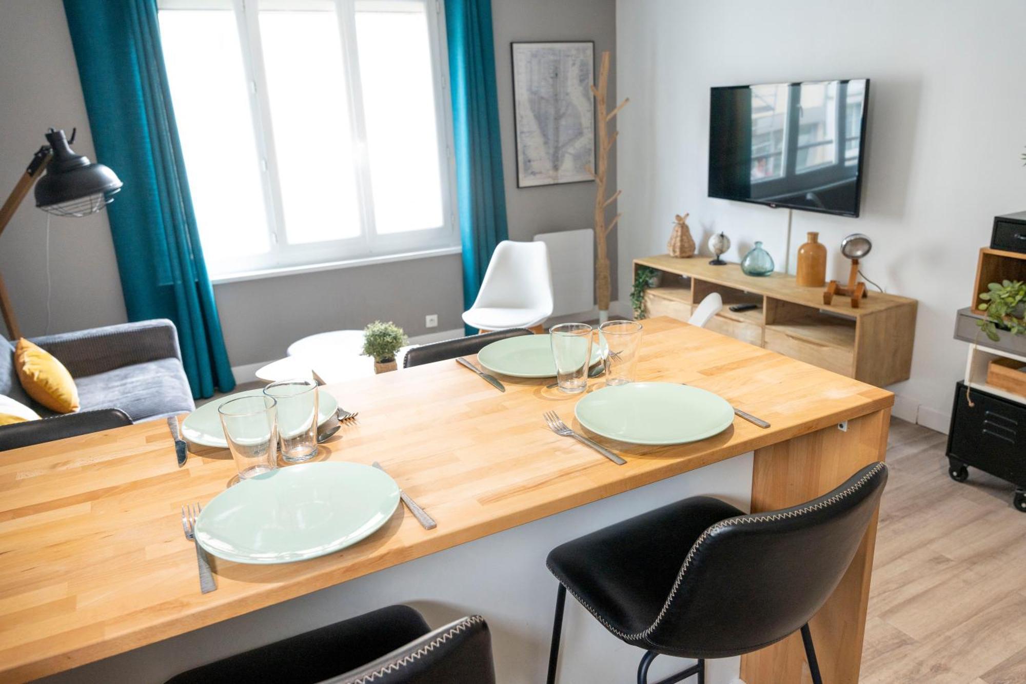 Charmant Appartement 4 Personnes En Centre-Ville Caen Buitenkant foto
